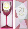 21 - Gift Boxed 19 oz Crystal Wine Glass