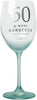 50 - Gift Boxed 19 oz Crystal Wine Glass