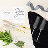 I Do Too - Gift Boxed 7 oz Glass Toasting Flute Set