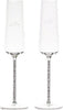 Mr. & Mrs. - Gift Boxed 7 oz Glass Toasting Flute Set