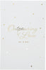 Mr. & Mrs. - Gift Boxed 7 oz Glass Toasting Flute Set