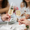 Mr. & Mrs. - Gift Boxed 7 oz Glass Toasting Flute Set