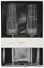 Happy Anniversary - Gift Boxed 7 oz Glass Toasting Flute Set