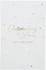 Happy Anniversary - Gift Boxed 7 oz Glass Toasting Flute Set