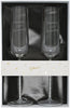 25th Anniversary - Gift Boxed 7 oz Glass Toasting Flute Set