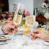25th Anniversary - Gift Boxed 7 oz Glass Toasting Flute Set
