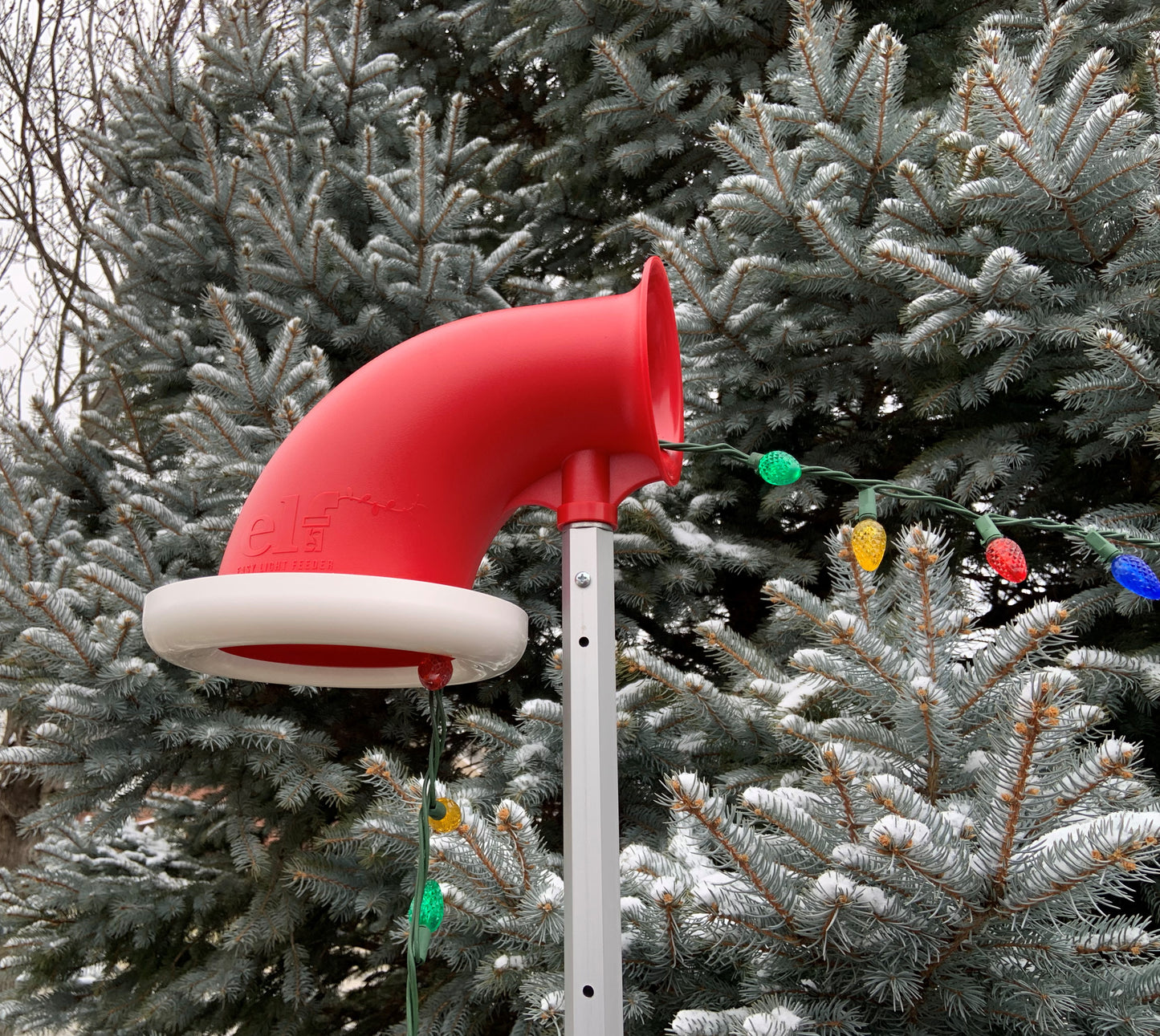ELF | Easy Light Feeder : No Ladder Holiday Light Hanger Kit, Safely and Quickly Decorate Tall Trees with Holiday Lights