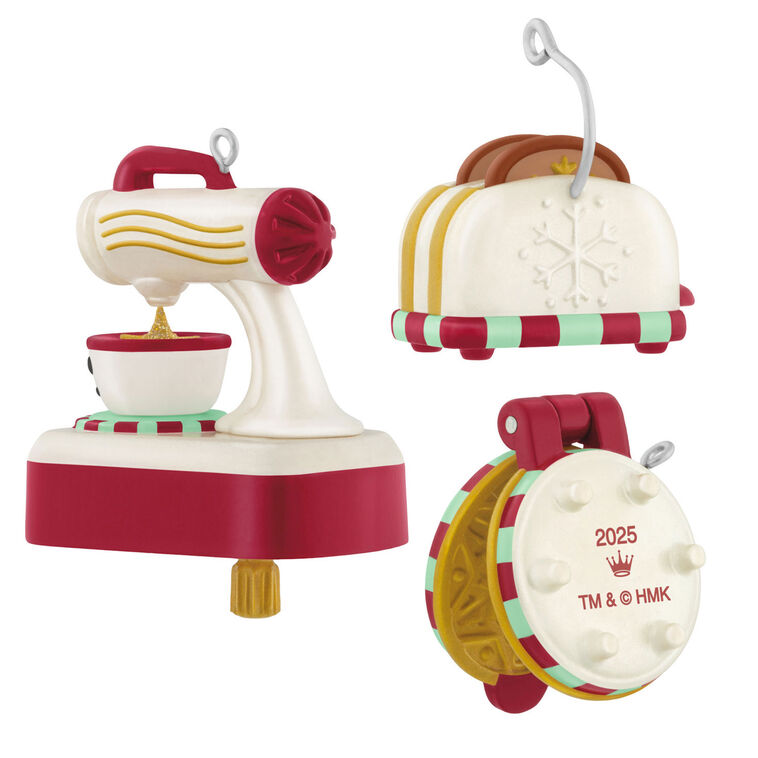 Mini Cooking Up Christmas Ornaments, Set of 3