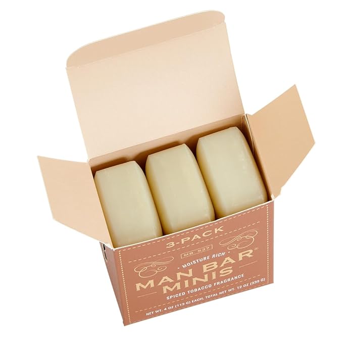 San Francisco Soap Company Spiced Tobacco - Hair and Body Mini 3 Pack - 4 oz Pack of 3