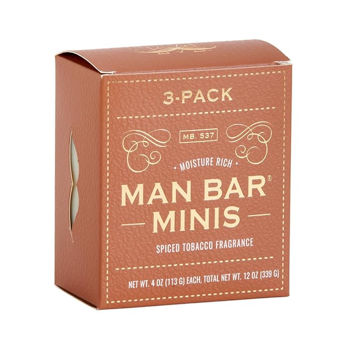 San Francisco Soap Company Spiced Tobacco - Hair and Body Mini 3 Pack - 4 oz Pack of 3