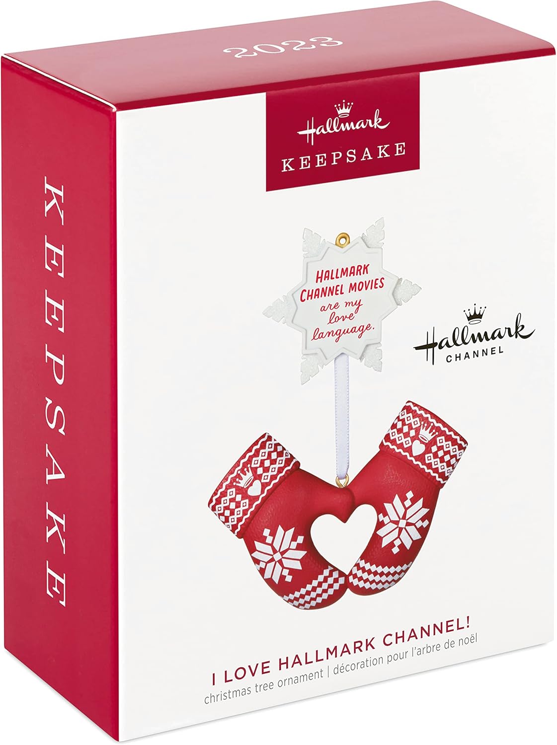 Hallmark Keepsake Christmas Ornament 2023, "I Love Hallmark Channel!", Hallmark Channel Gifts