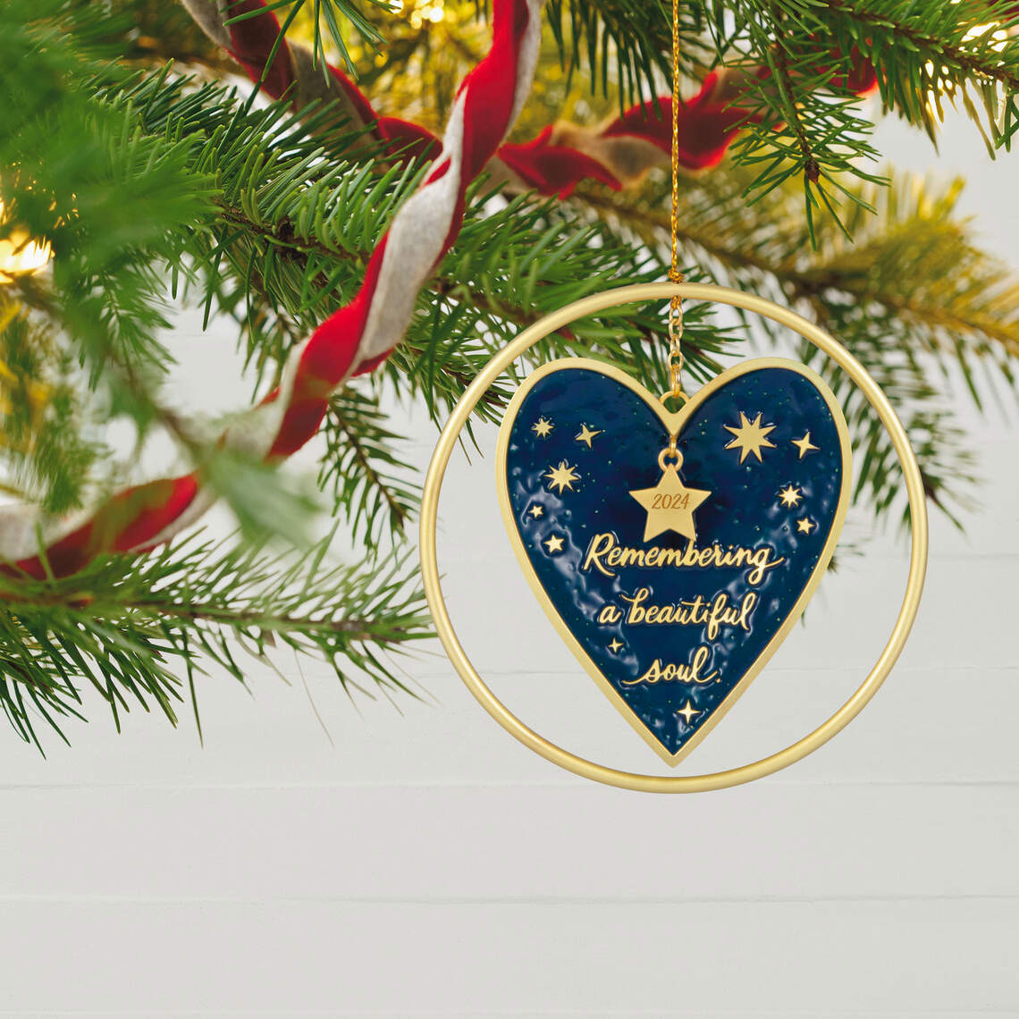 Remembering A Beautiful Soul 2024 Metal Ornament
