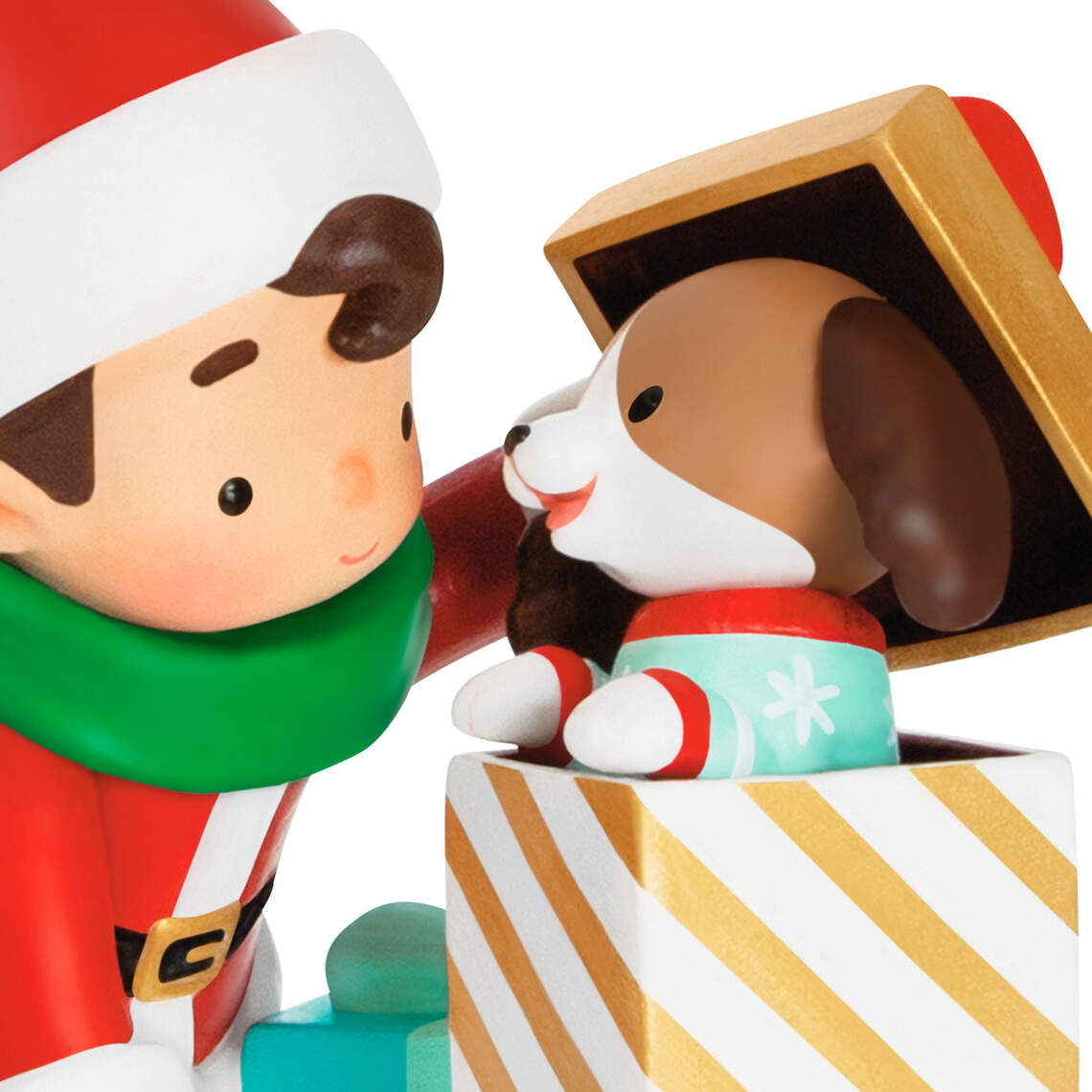 Young Santa Ornament
