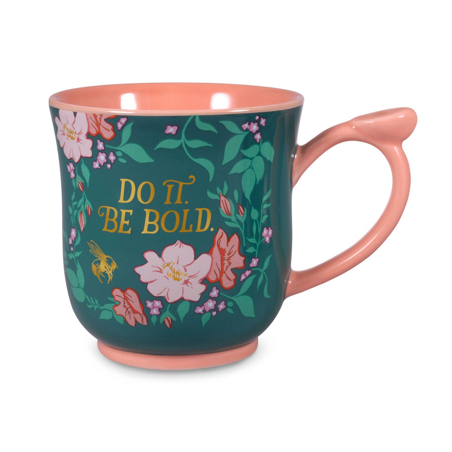 Bridgerton Do It, Be Bold Floral Tea Cup, 15 oz