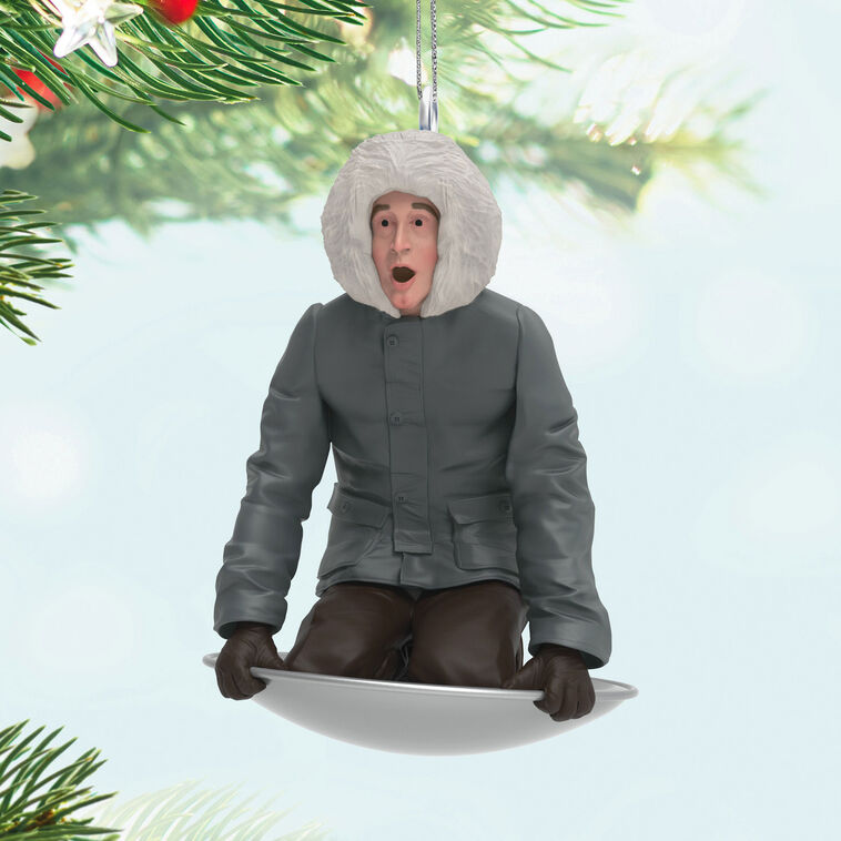 Mini National Lampoon's Christmas Vacation™ Sledding Clark Ornament, 1.25"