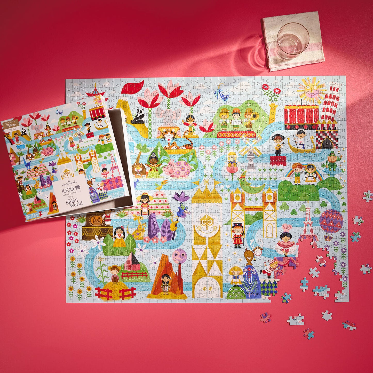 Disney It's a Small World Map 1000-Piece Jigsaw Puzzle