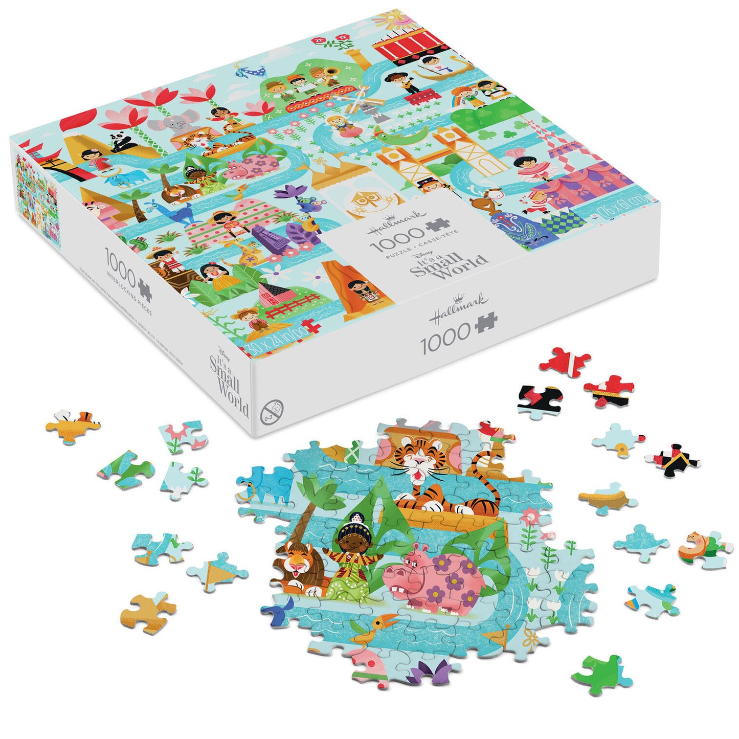 Disney It's a Small World Map 1000-Piece Jigsaw Puzzle