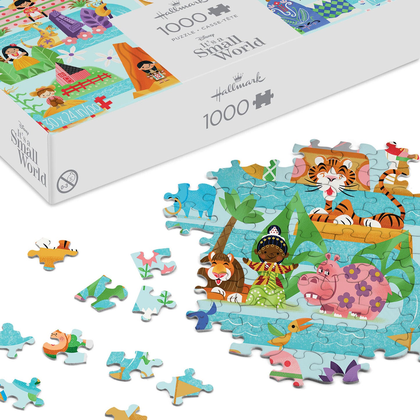Disney It's a Small World Map 1000-Piece Jigsaw Puzzle