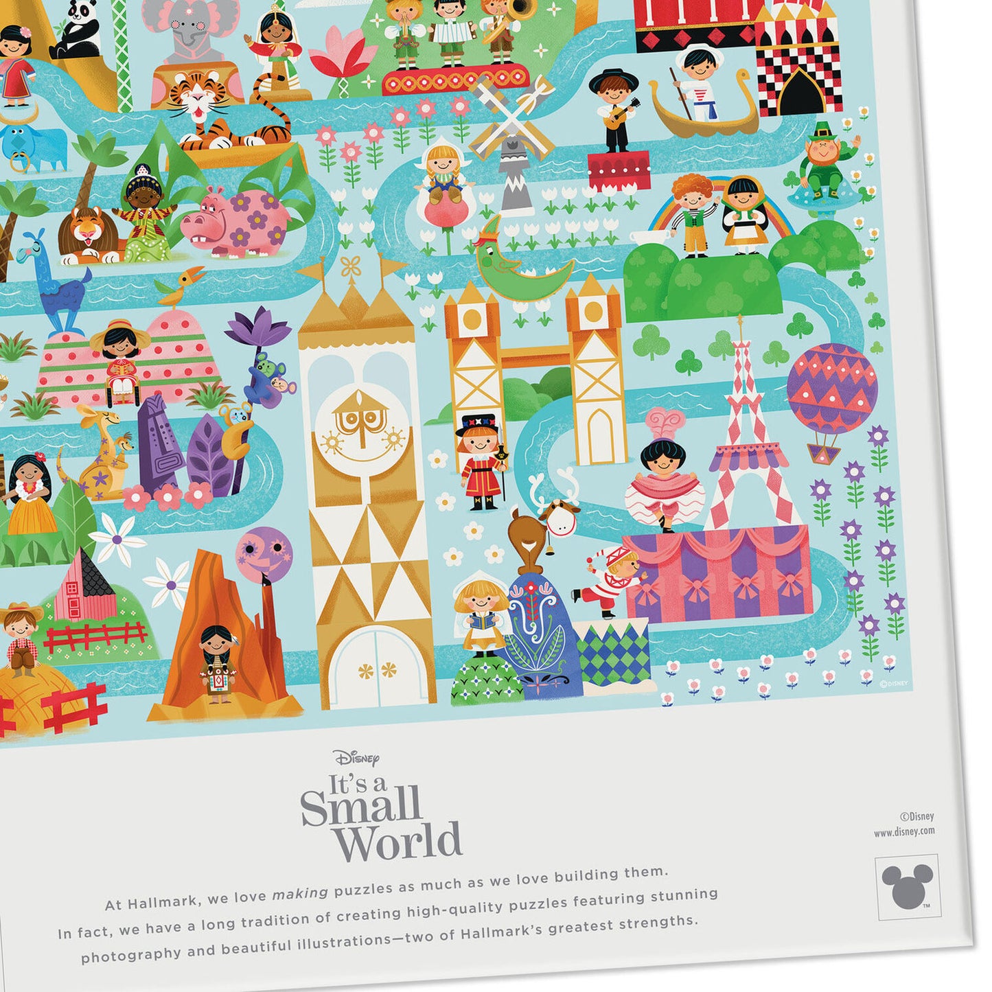 Disney It's a Small World Map 1000-Piece Jigsaw Puzzle