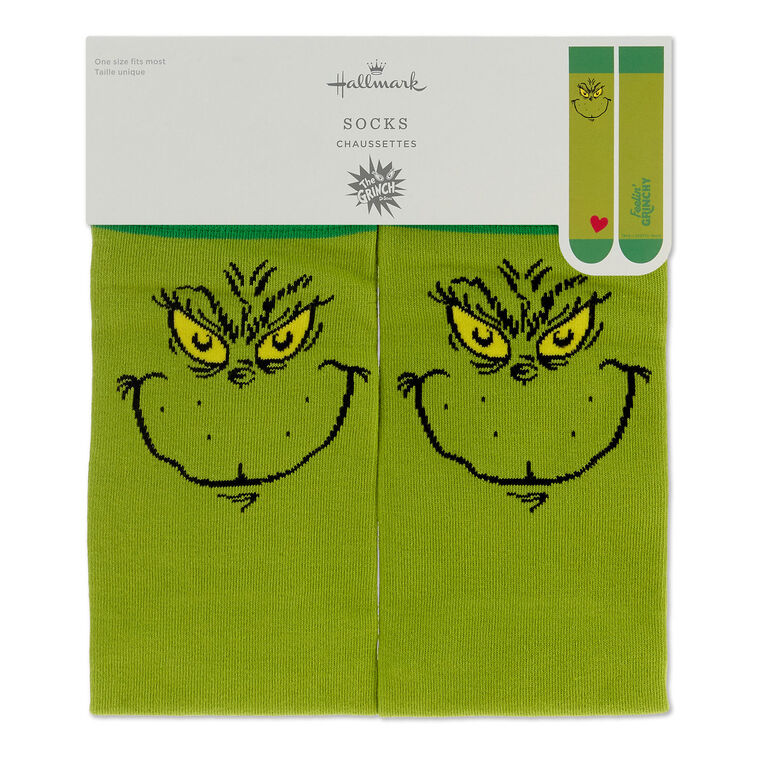 Dr. Seuss™ Feelin' Grinchy Novelty Crew Socks