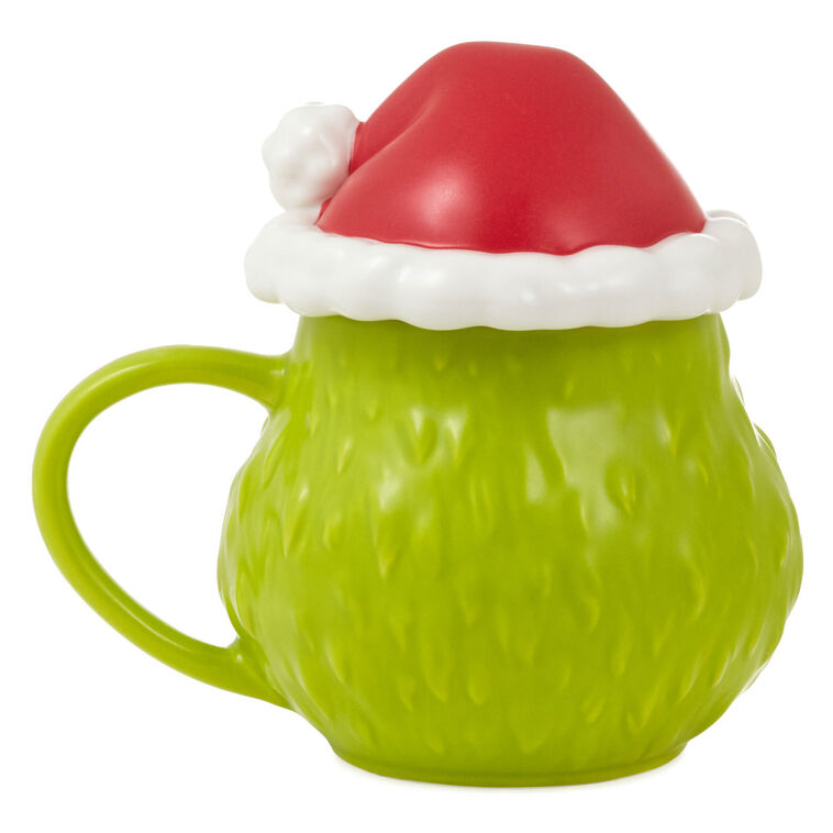 Dr. Seuss's How the Grinch Stole Christmas!™ Grinch Santa Sculpted Mug With Sound, 21 oz