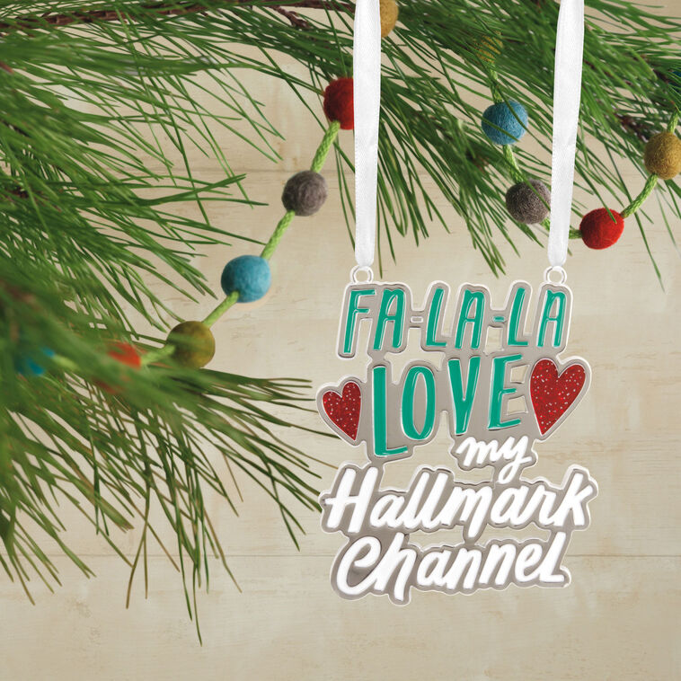 Hallmark Channel Fa La La Love Metal Hallmark Ornament
