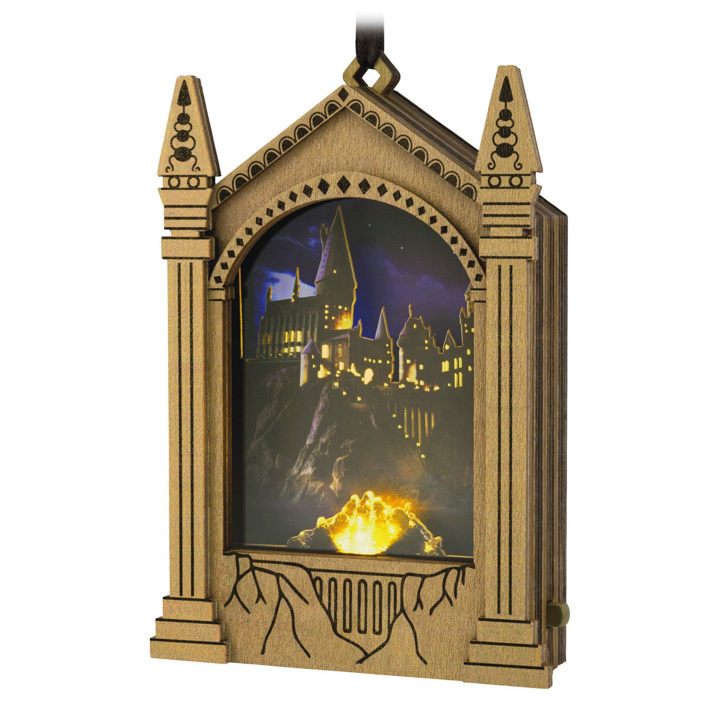 Harry Potter™ Hogwarts™ Musical Papercraft Ornament With Light