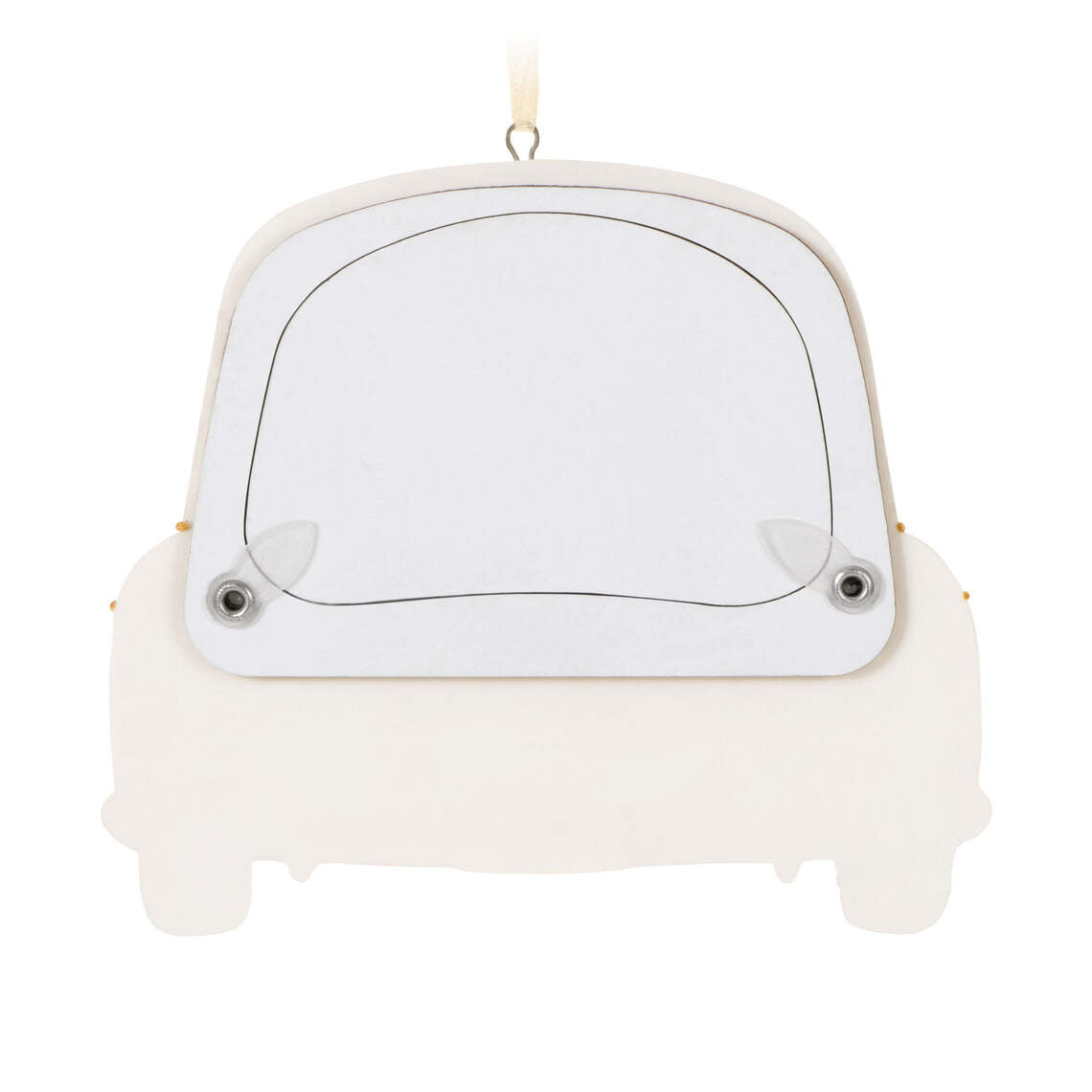 Just Married 2024 Porcelain Photo Ornament