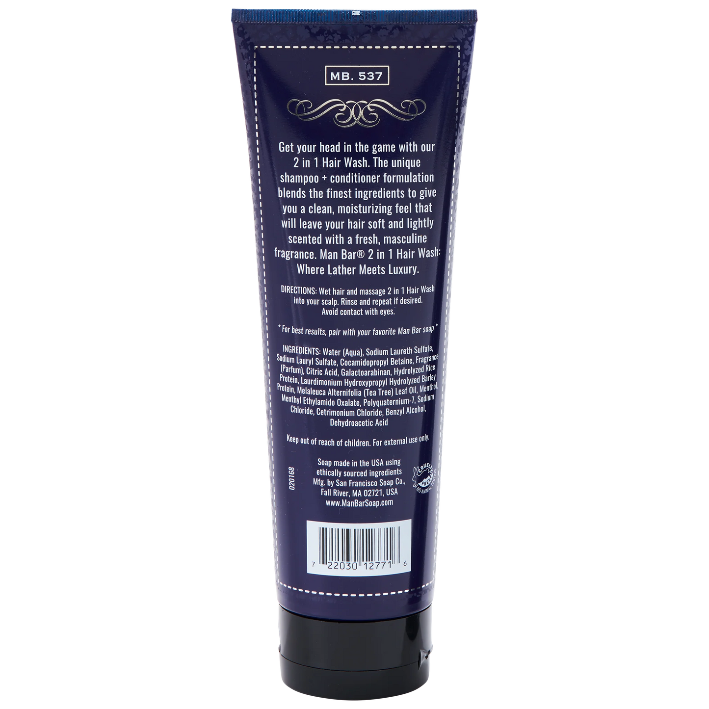MAN BAR® 2-in-1 Hair Wash - Silver Sage & Bergamot