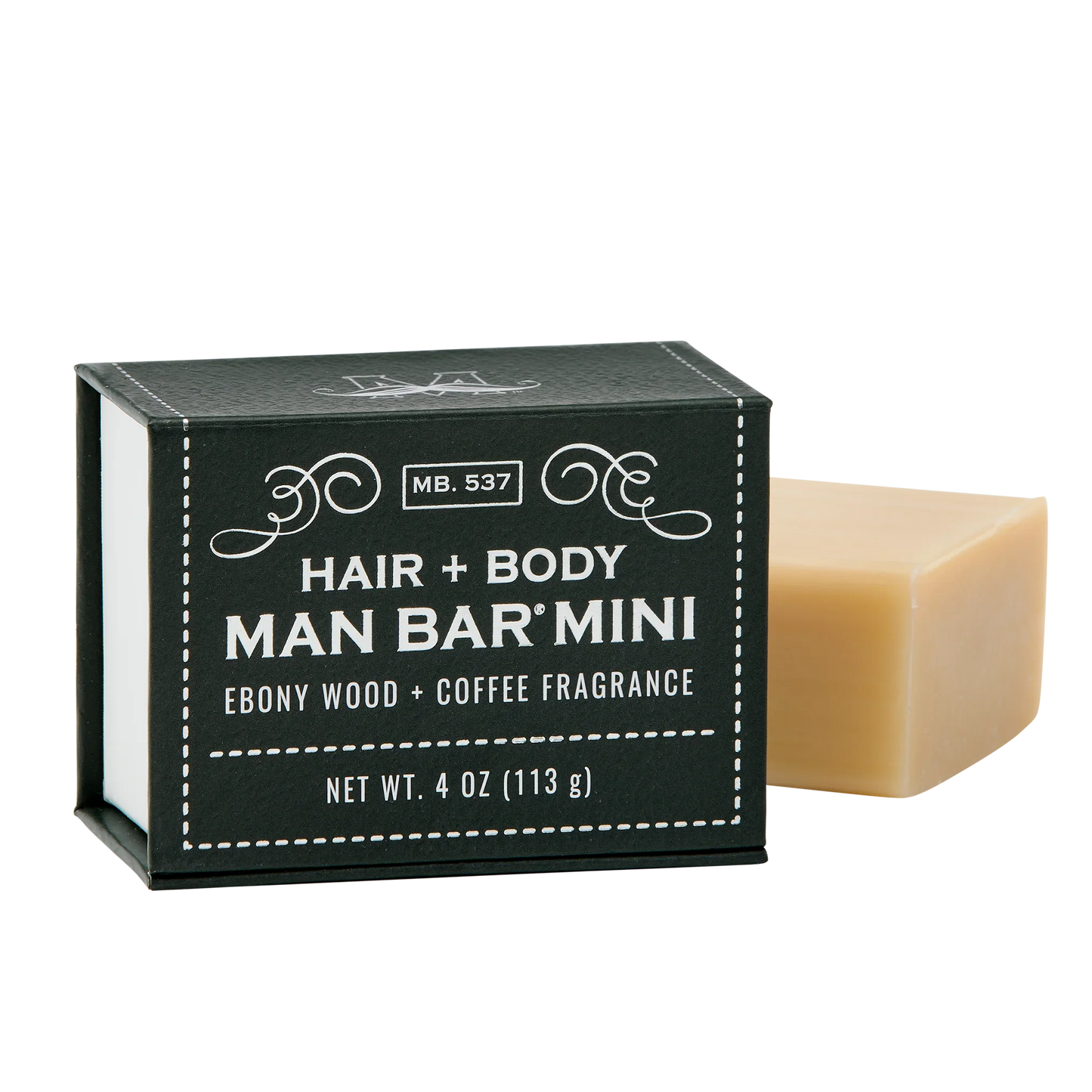 MAN BAR® MINI Hair & Body - Ebony Wood & Coffee