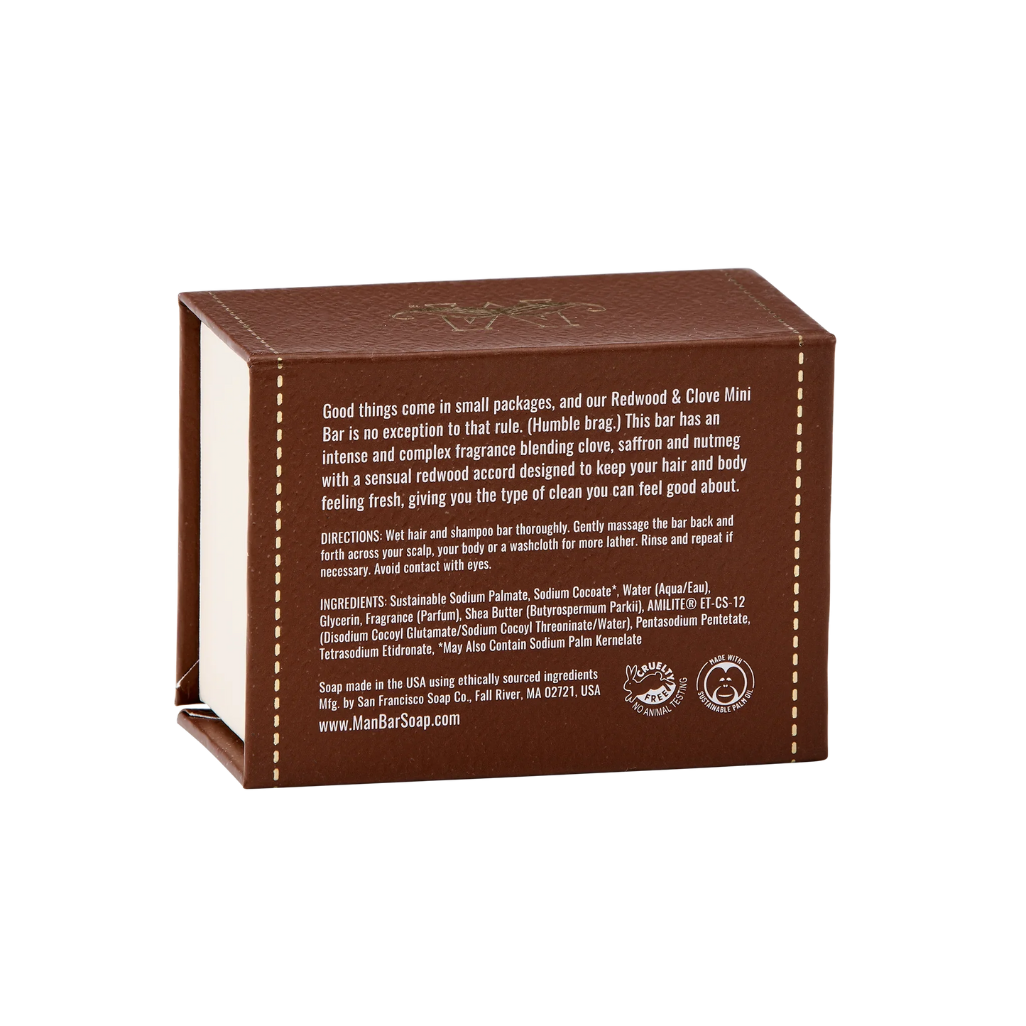 MAN BAR® MINI Hair & Body - Redwood & Clove