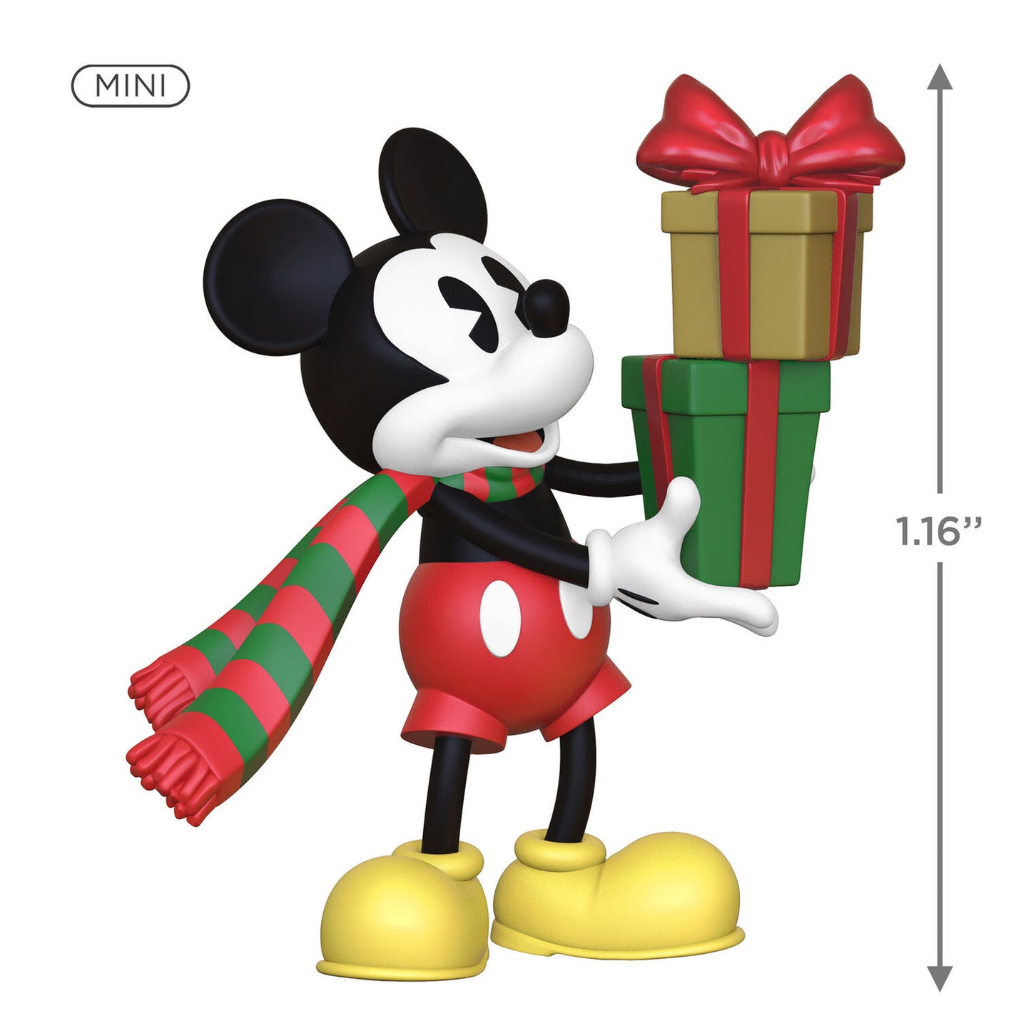 Mini Disney Mickey Mouse Mickey's Special Delivery Ornament, 1.16"