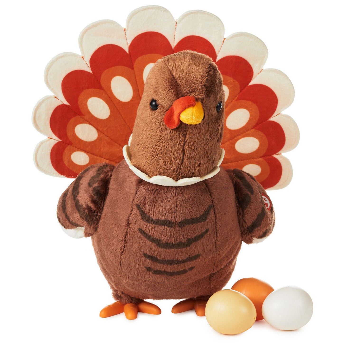 Gobblin' Egg-Laying Turkey Plush With Sound and Motion, 12"