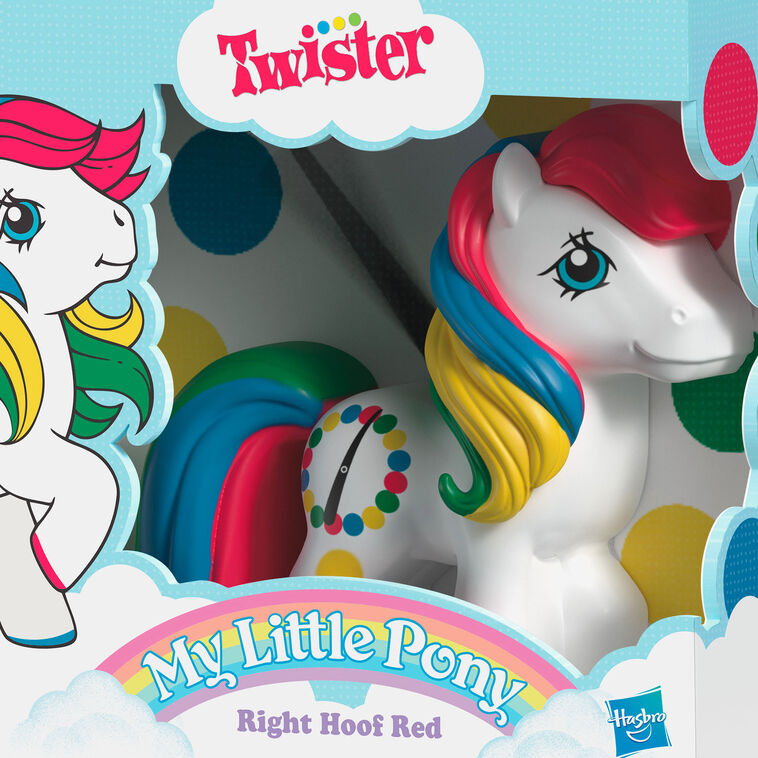 Hasbro® My Little Pony® Retro Twister® Right Hoof Red Ornament