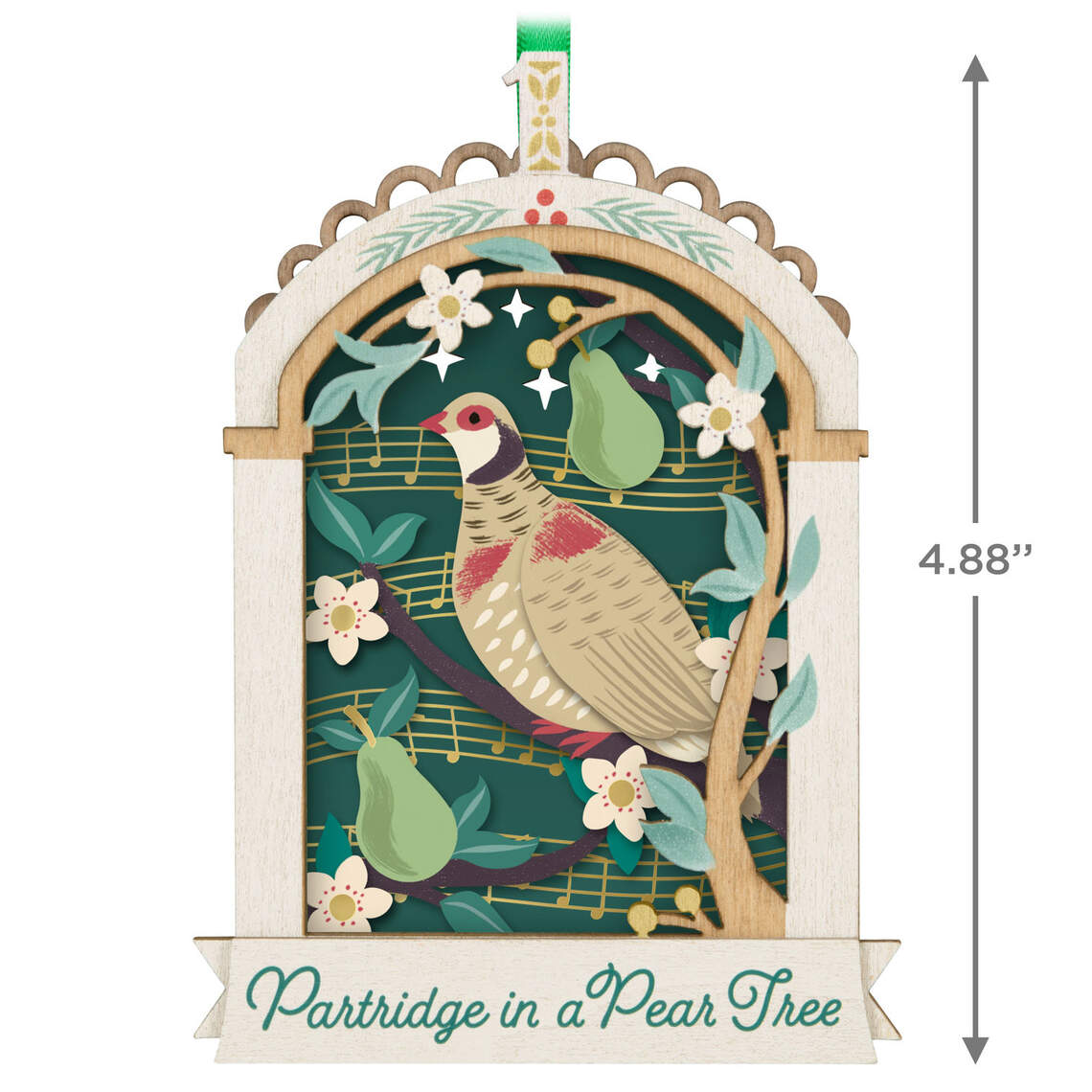 Twelve Days of Christmas Papercraft Ornament (Copy)
