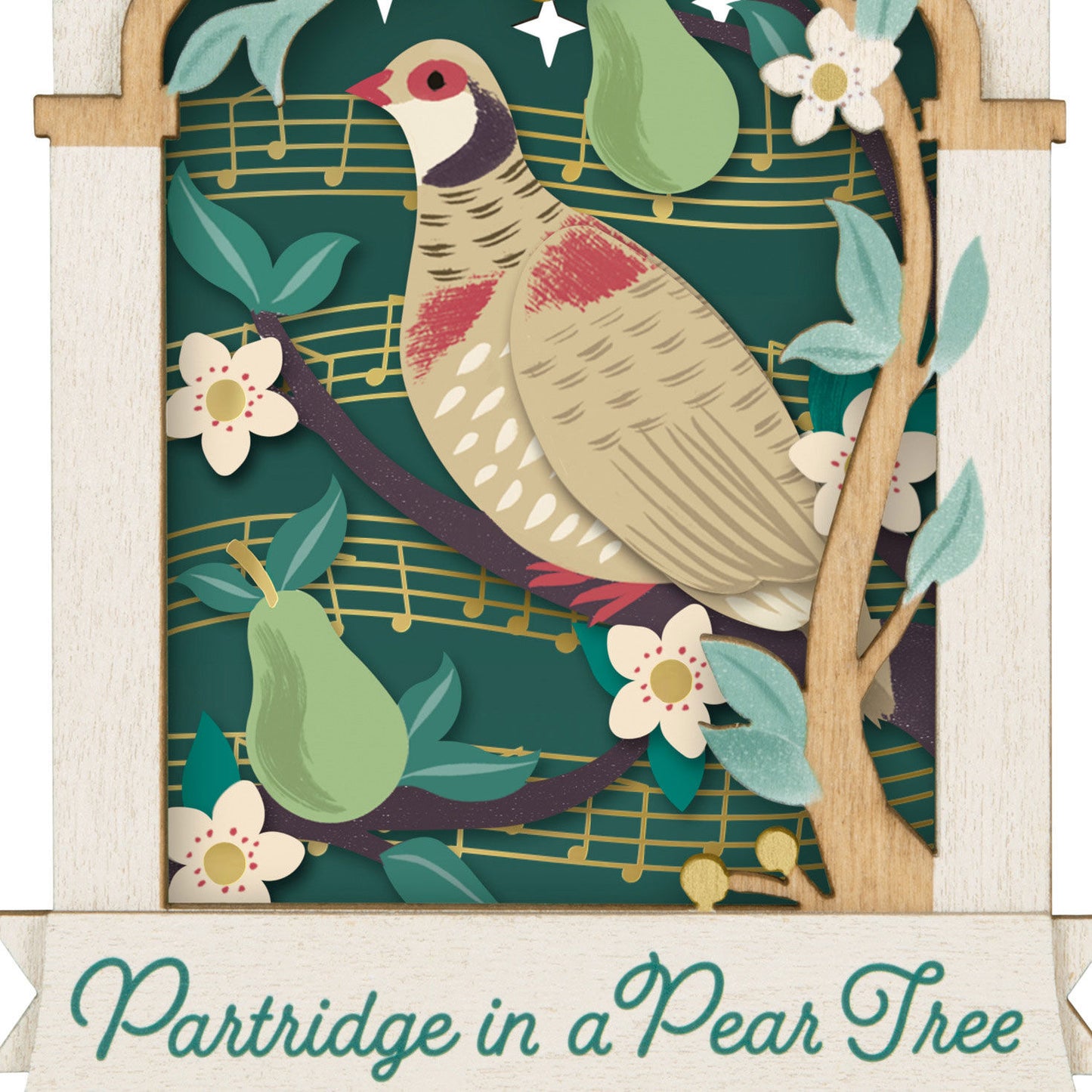 Twelve Days of Christmas Papercraft Ornament (Copy)