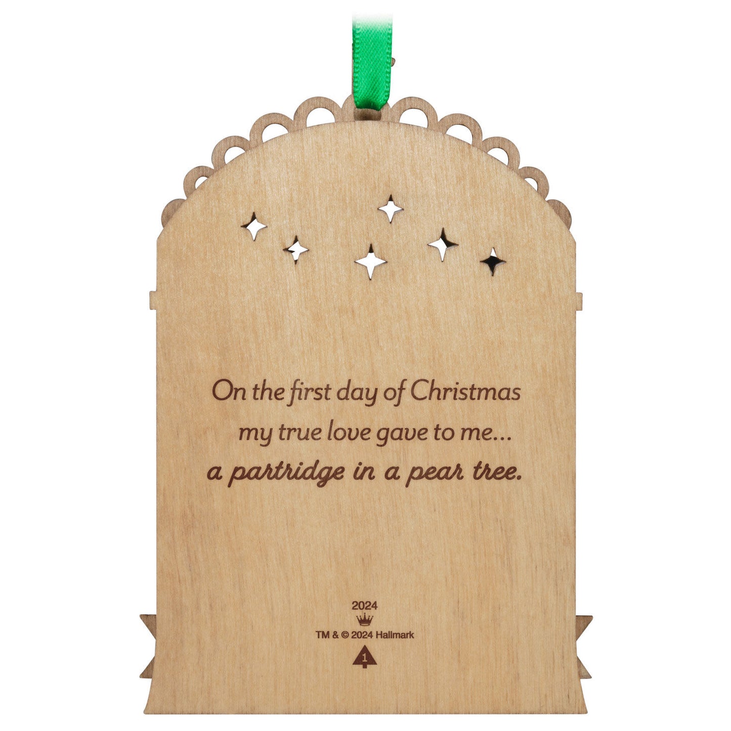 Twelve Days of Christmas Papercraft Ornament (Copy)