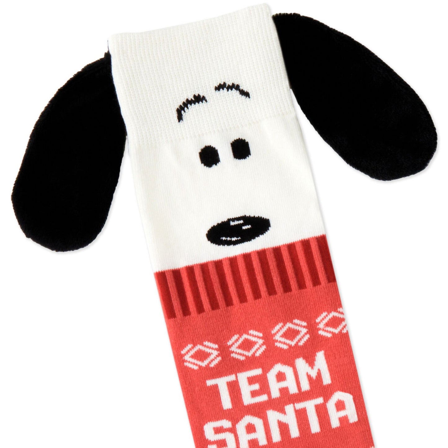 Peanuts® Snoopy and Woodstock in Christmas Sweaters Mismatched Novelty Socks