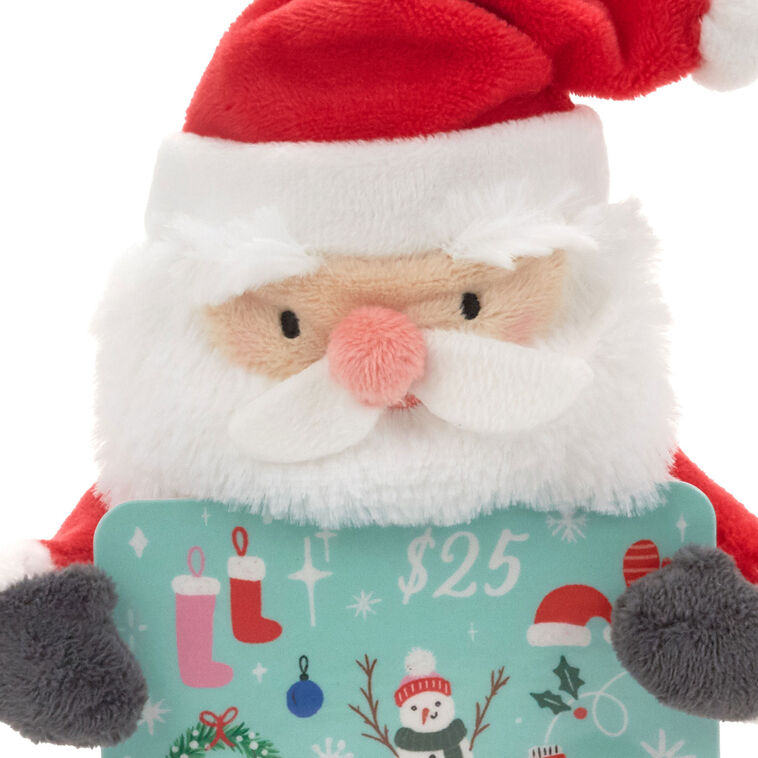 Plush Santa Gift Card Holder