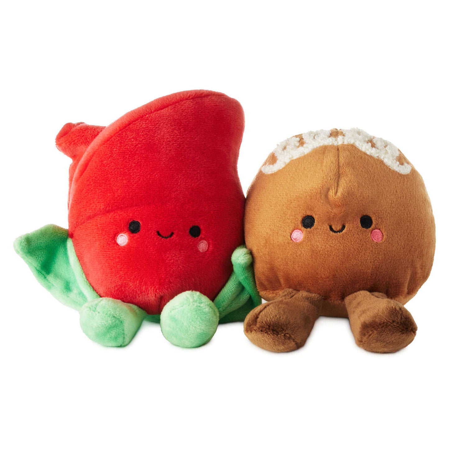 Better Together Rose and Truffle Magnetic Plush Pair, 5.25"