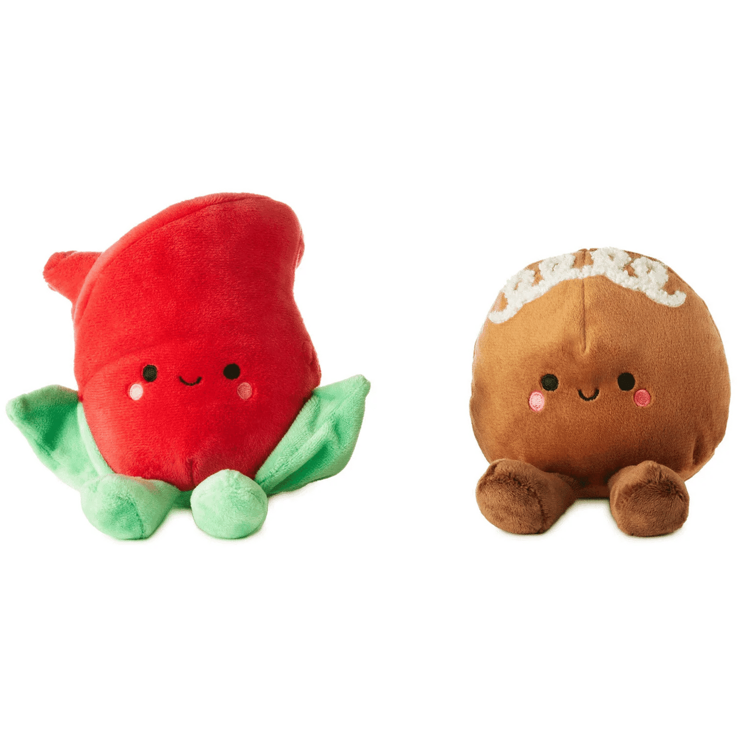 Better Together Rose and Truffle Magnetic Plush Pair, 5.25"