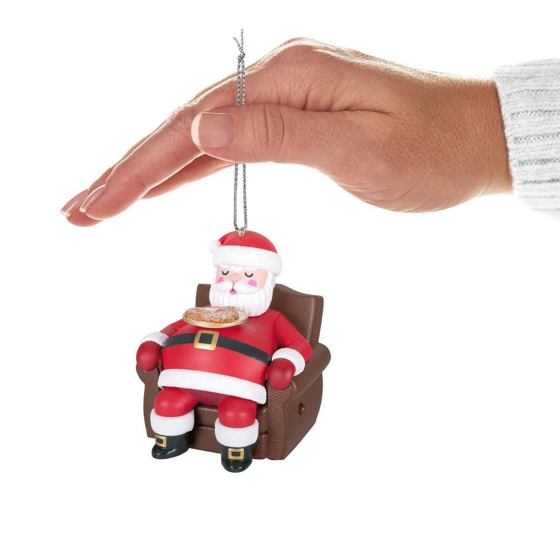 Snoring Santa Ornament With Sound and Motion