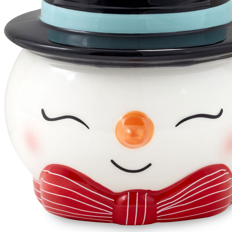 Smiling Snowman Holiday Sculpted Mug, 20.5 oz.
