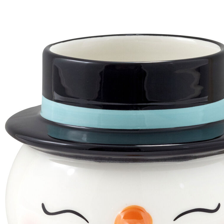 Smiling Snowman Holiday Sculpted Mug, 20.5 oz.