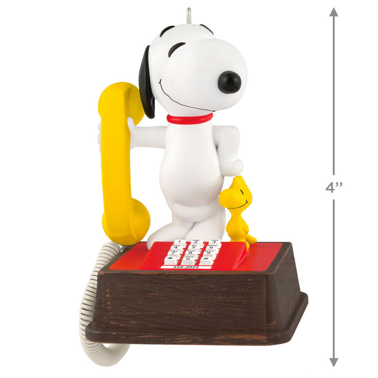Peanuts® 75th Anniversary Hello, Snoopy! Ornament With Sound