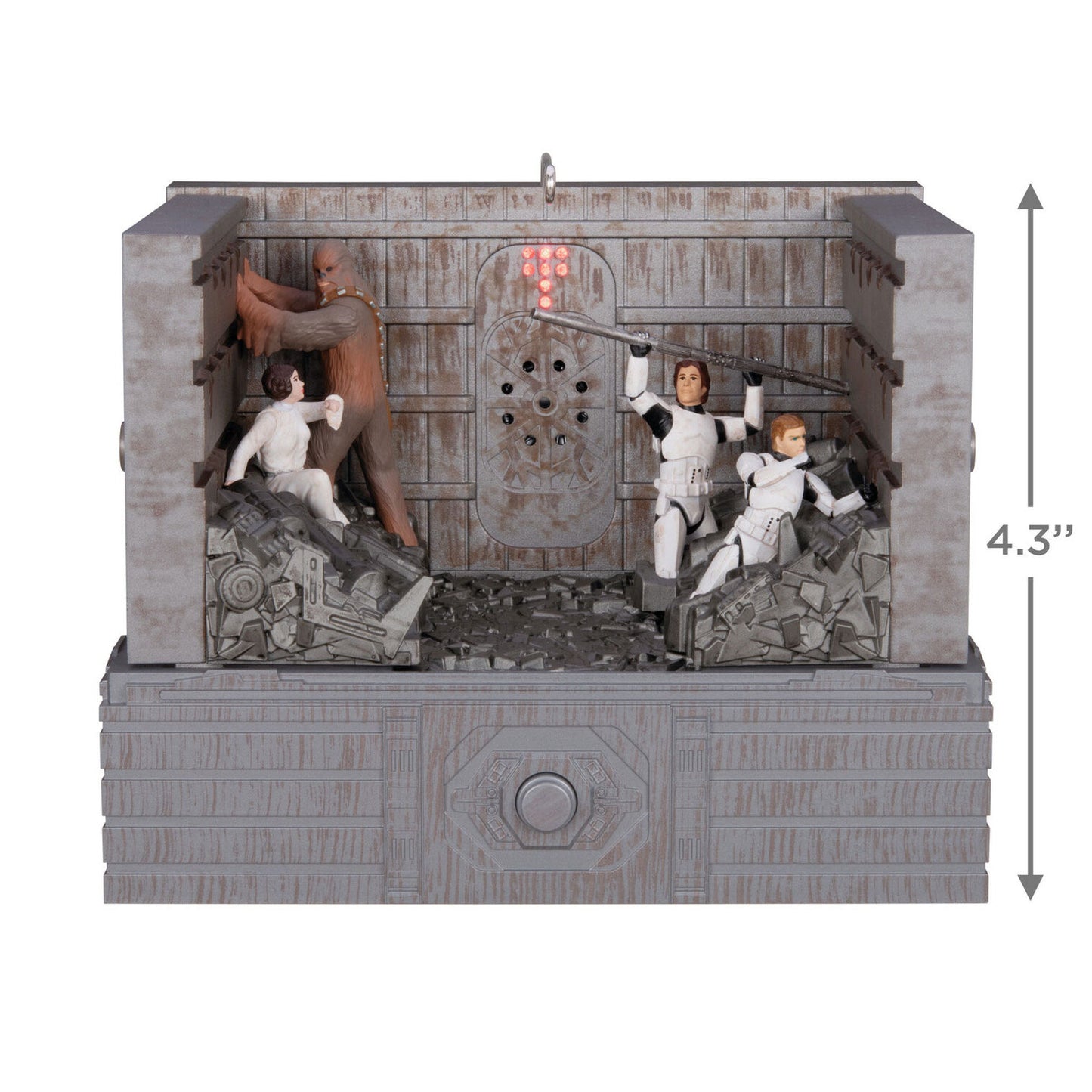 Star Wars: A New Hope™ "Shut Down the Garbage Mashers!" Ornament With Light, Sound and Motion
