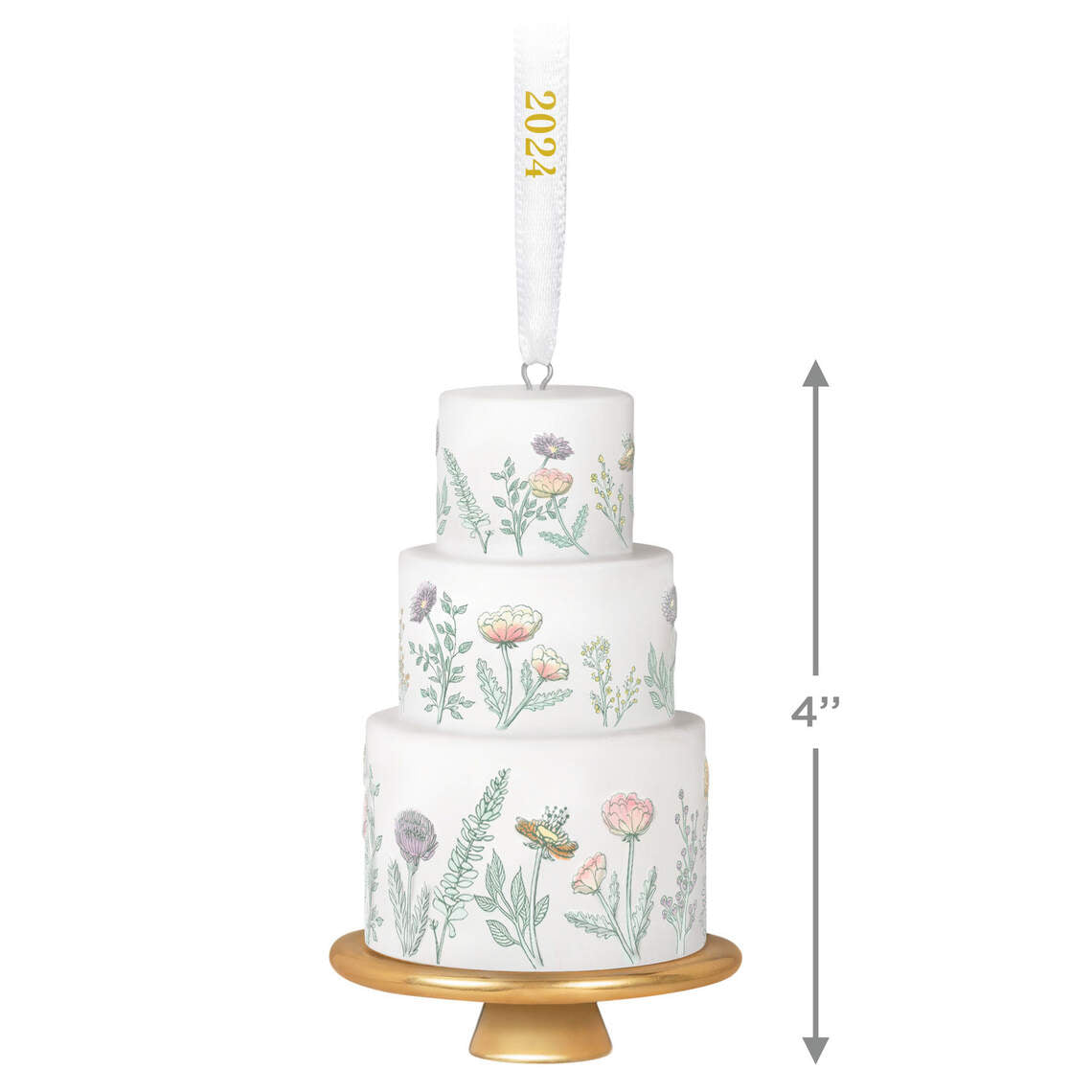 Tiers of Joy 2024 Porcelain Ornament