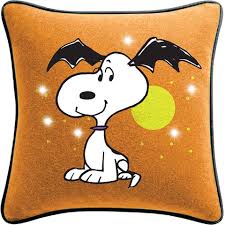Peanuts® Batty Snoopy Light-Up Pillow, 16.5x16.5