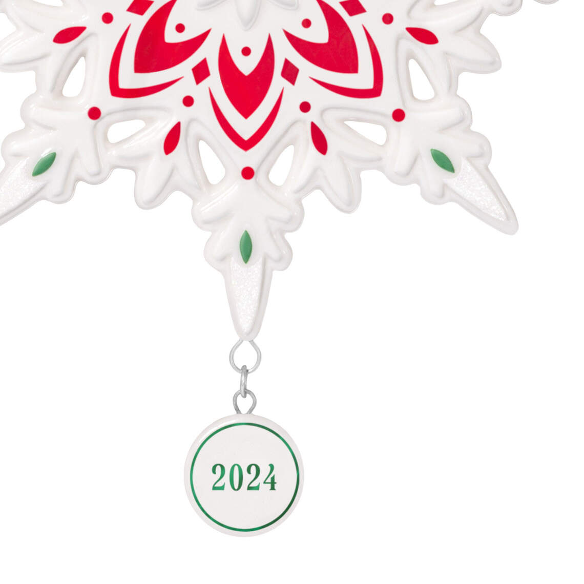Snowflake 2024 Porcelain Ornament