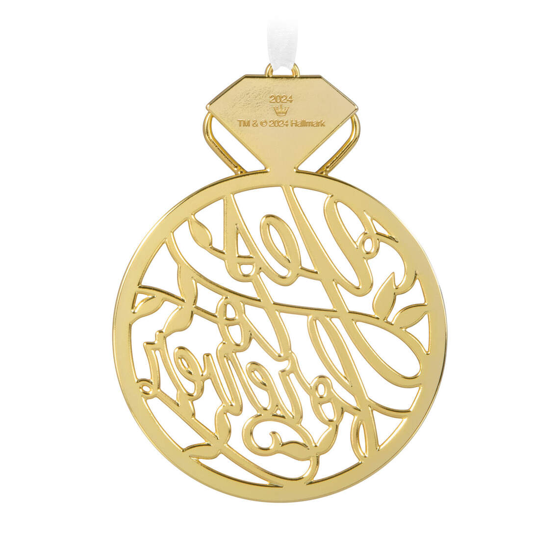 Our Engagement 2024 Metal Ornament